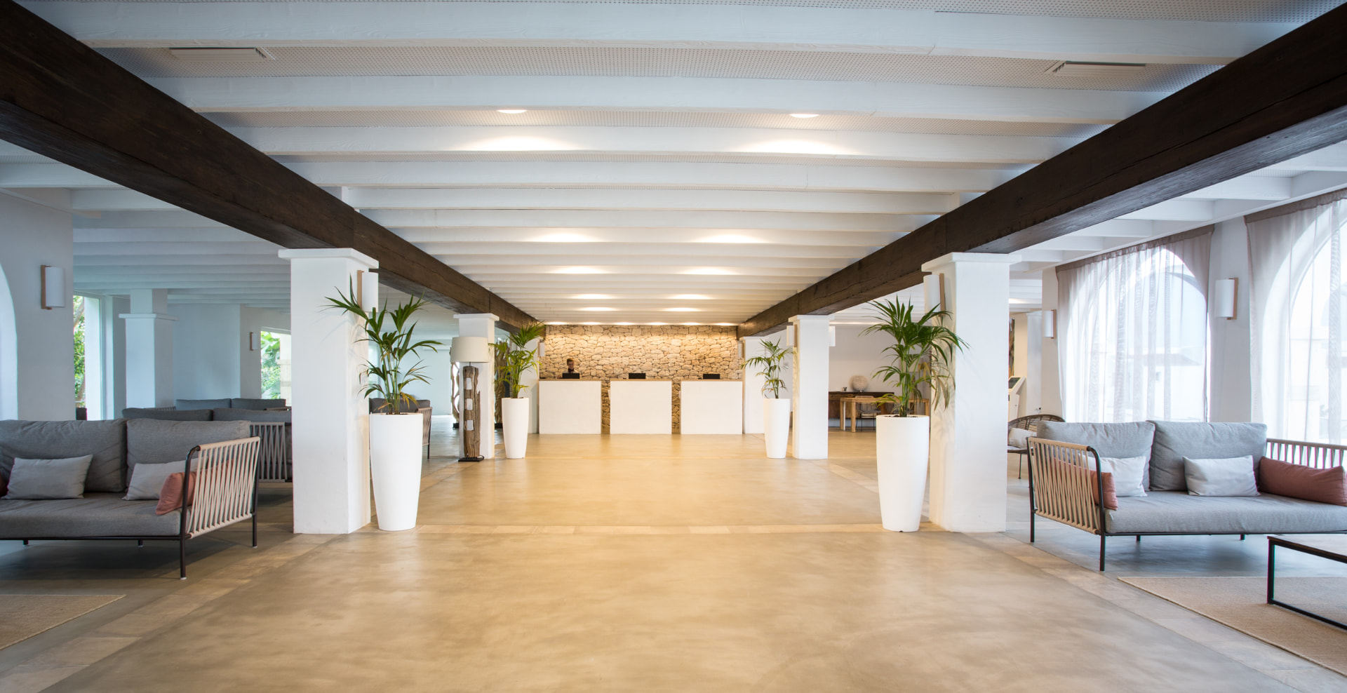 Recepción de Insotel Tarida Beach Resort & Spa