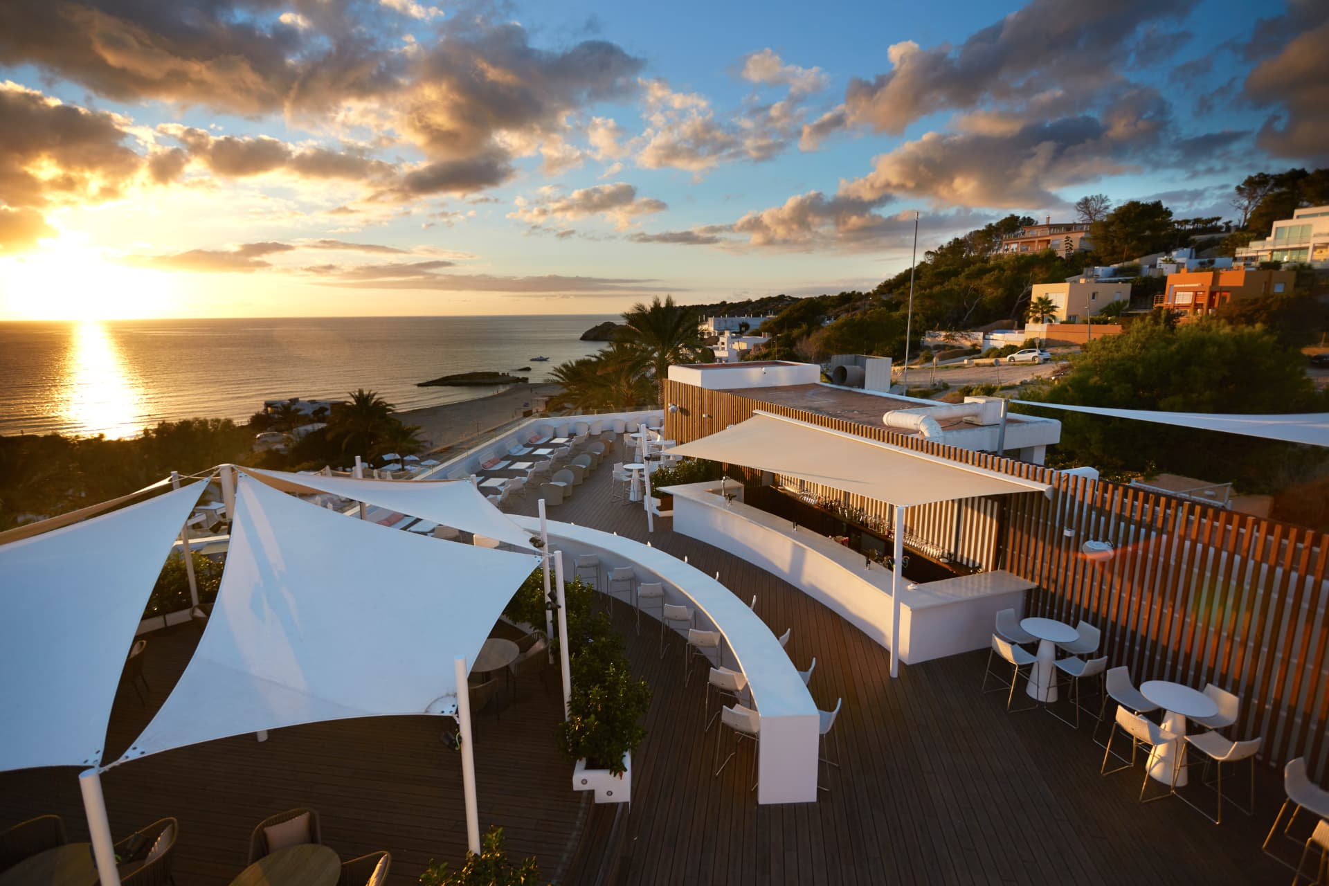 Terraza Sunset al atardecer, Insotel Tarida Beach Resort & Spa